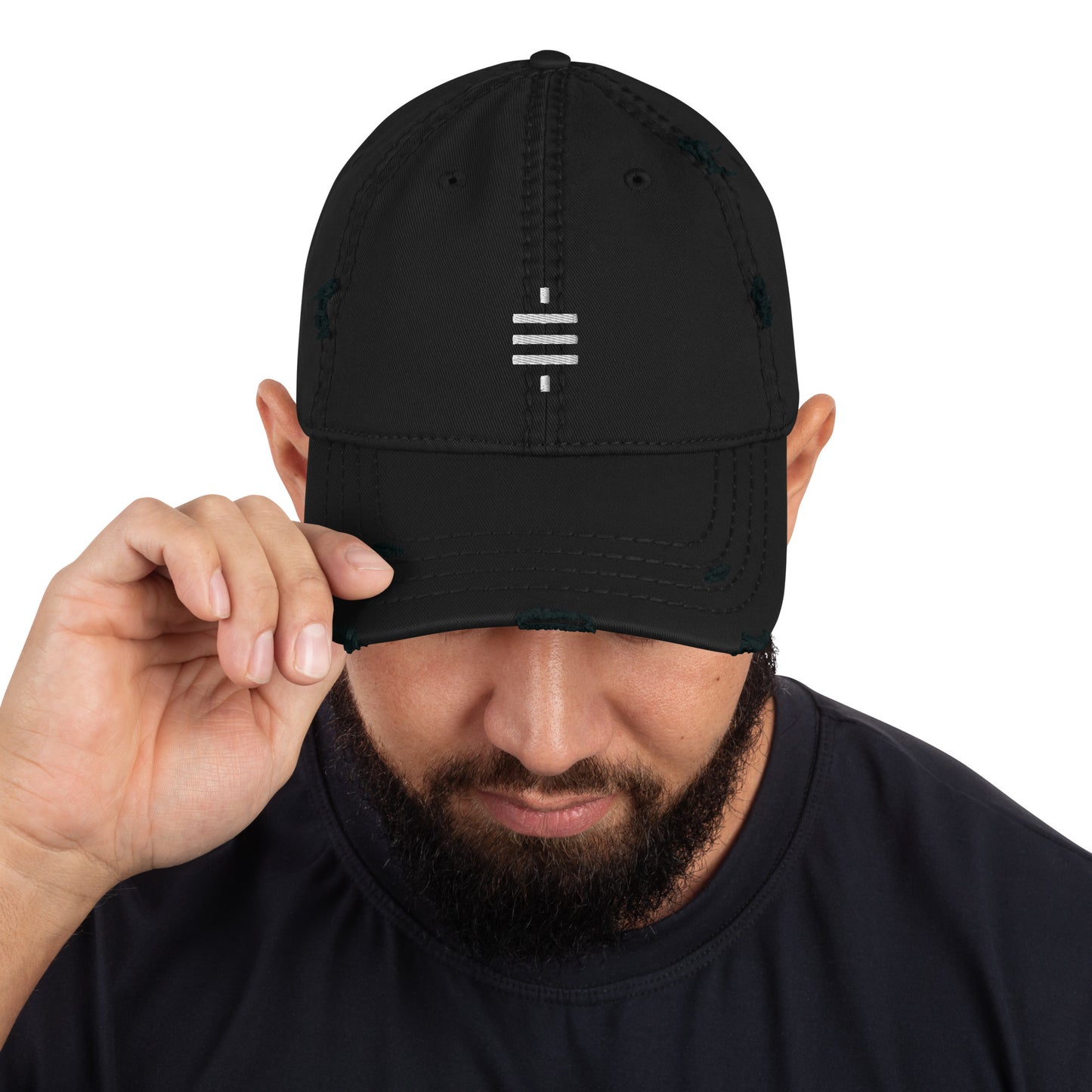 Black Satoshi Symbol Hat