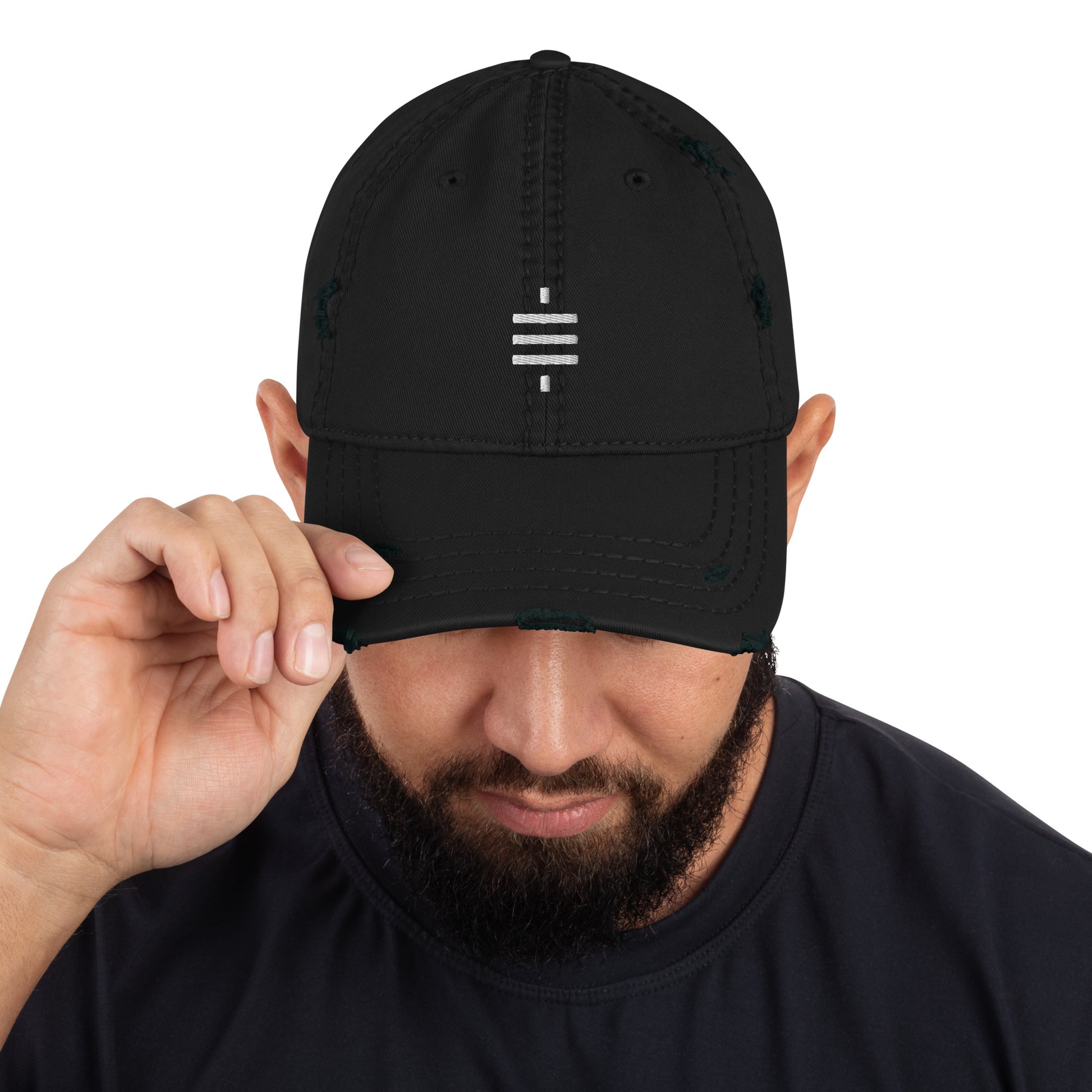 Black Satoshi Symbol Hat