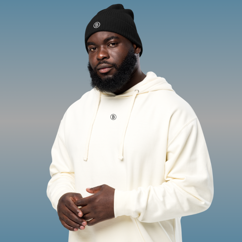 Classic Bitcoin Hoodie (White)