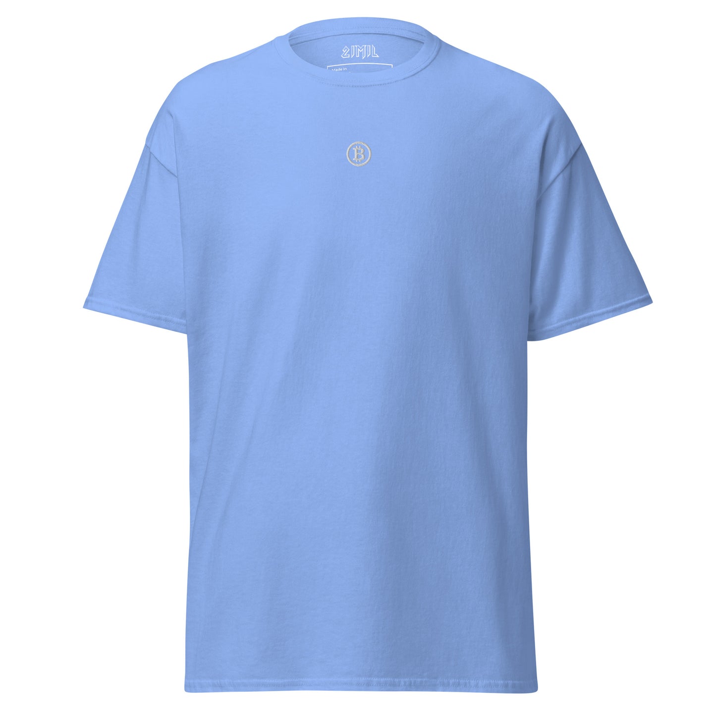 Bitcoin Emblem T-shirt Carolina Blue