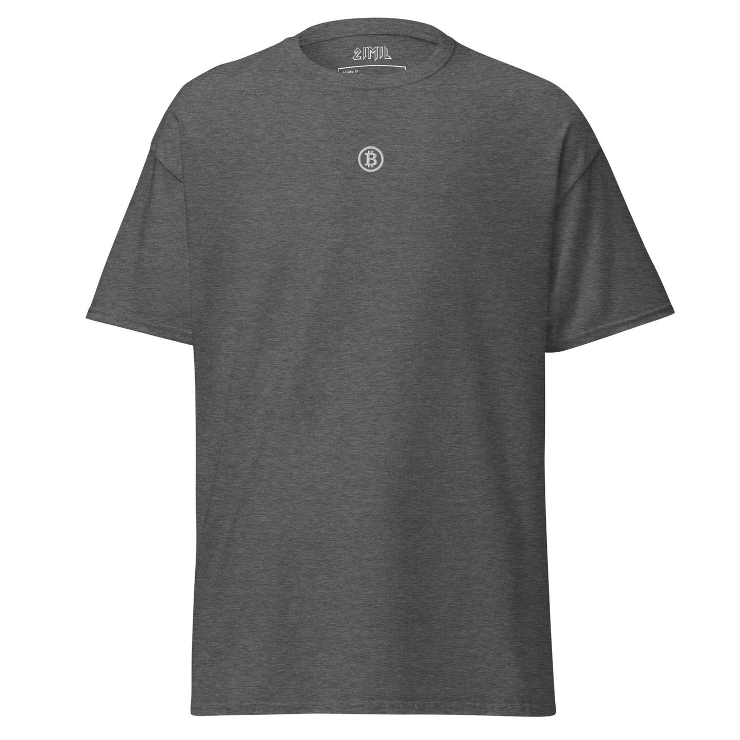 Bitcoin Emblem T-shirt Dark Heather
