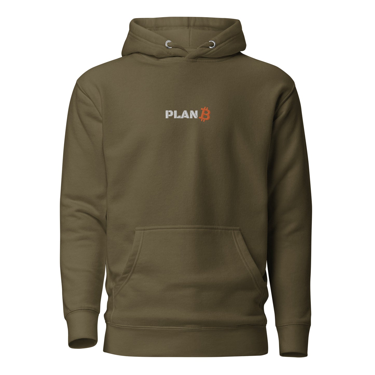 PlanB Bitcoin Hoodie Military Green