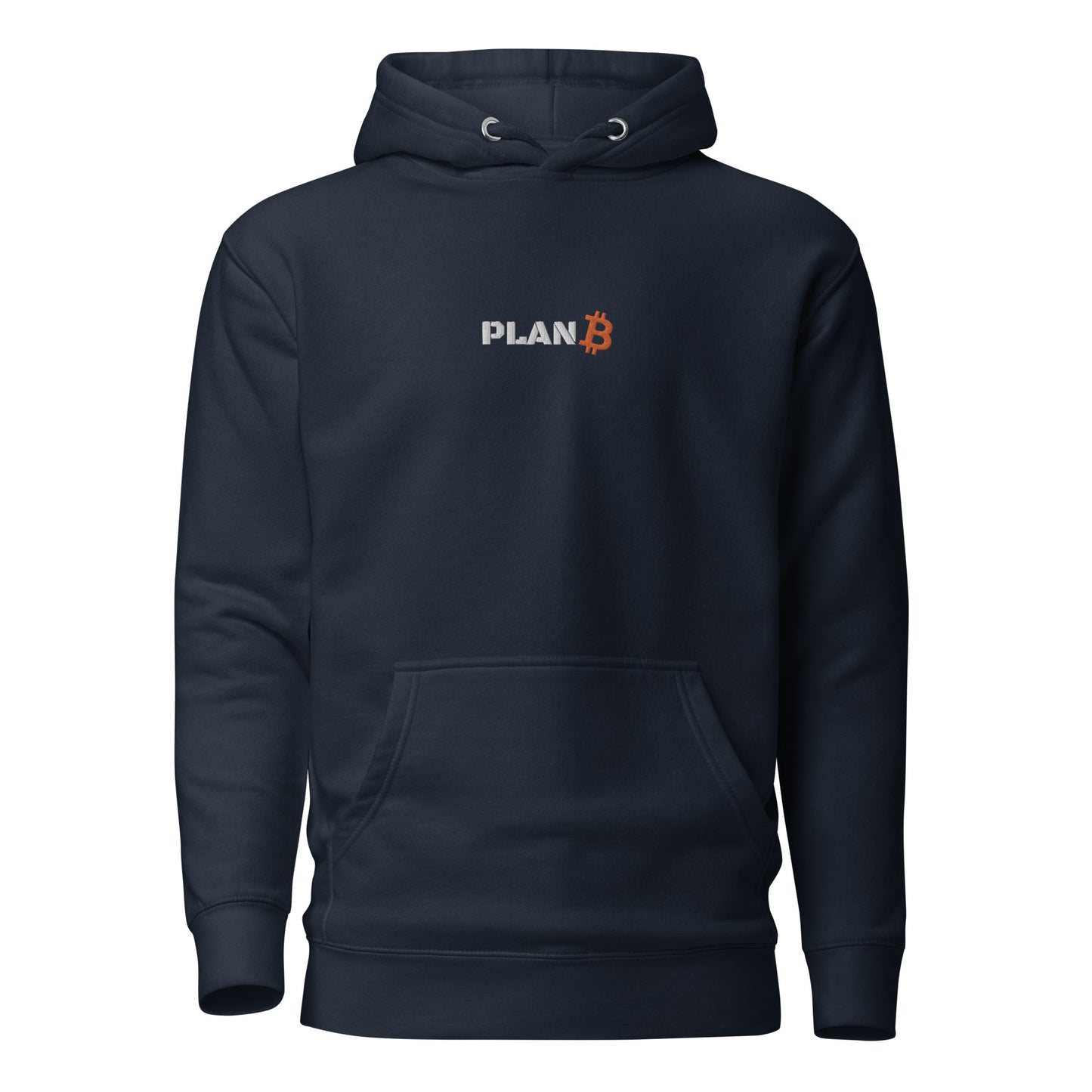 PlanB Bitcoin Hoodie Navy Blue