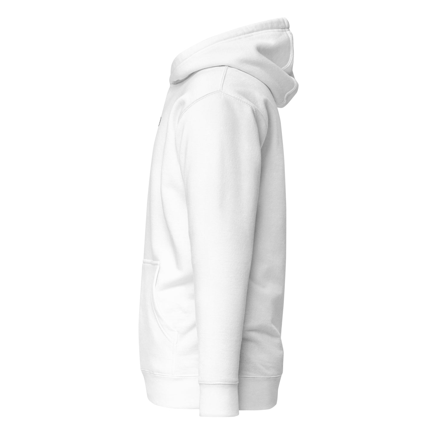 Classic Bitcoin Hoodie white with Black Bitcoin logo
