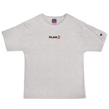 Load image into Gallery viewer, PlanB Champion t-shirt oxford grey with ebroiderd PlanB logo.
