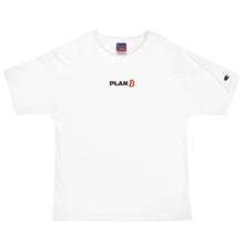 Load image into Gallery viewer, PlanB Champion t-shirt white with ebroiderd PlanB logo.
