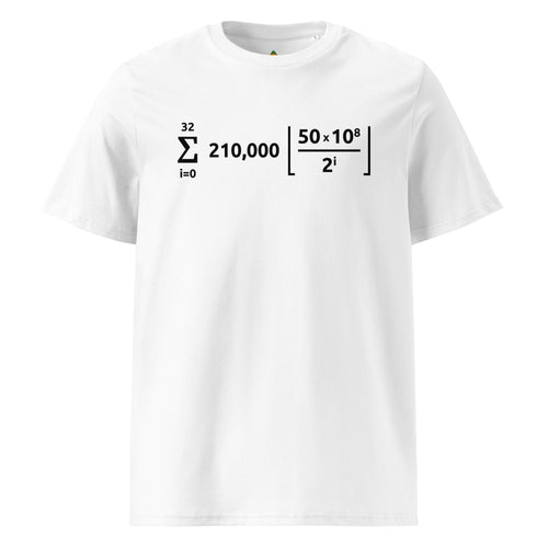 Bitcoin Merchandise Formula T-shirt White Front