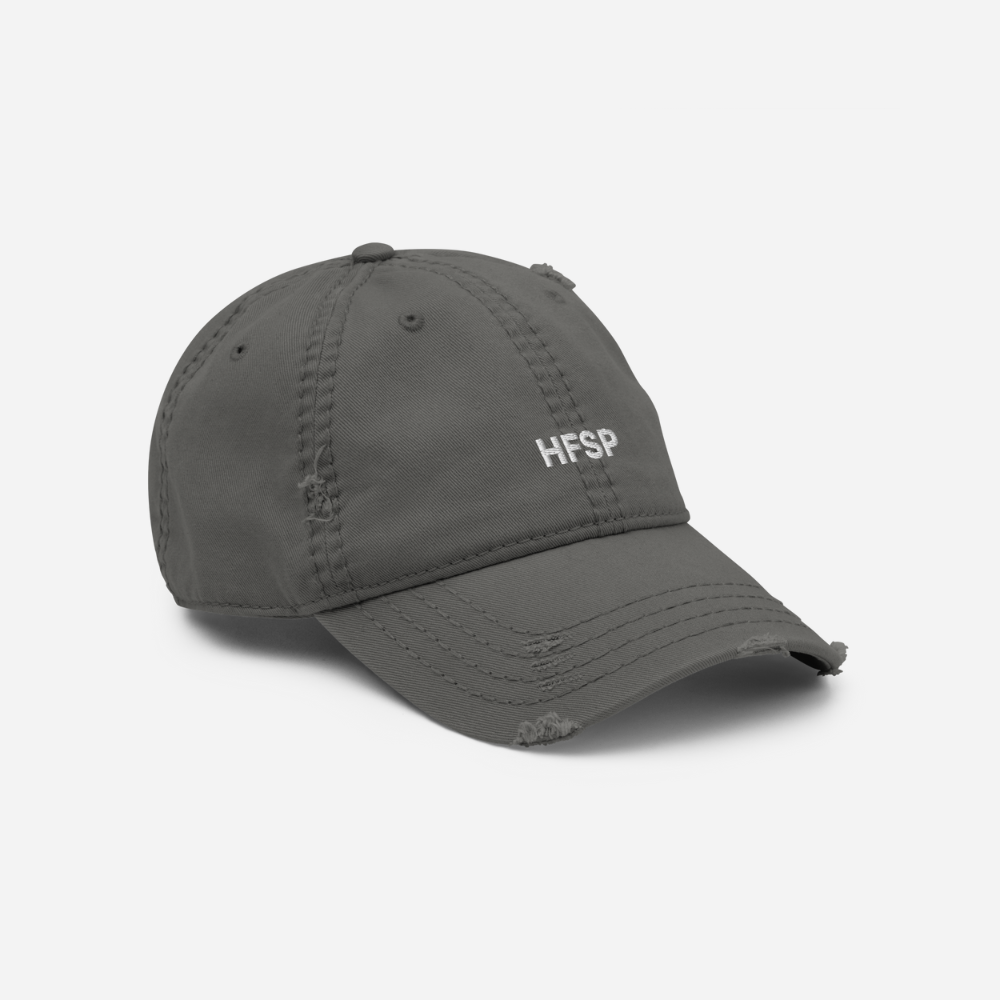 Have Fun Staying Poor Hat Grey Right Side