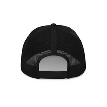 Load image into Gallery viewer, Black PlanB Stealth Trucker Cap with embroidered black PlanB logo Back
