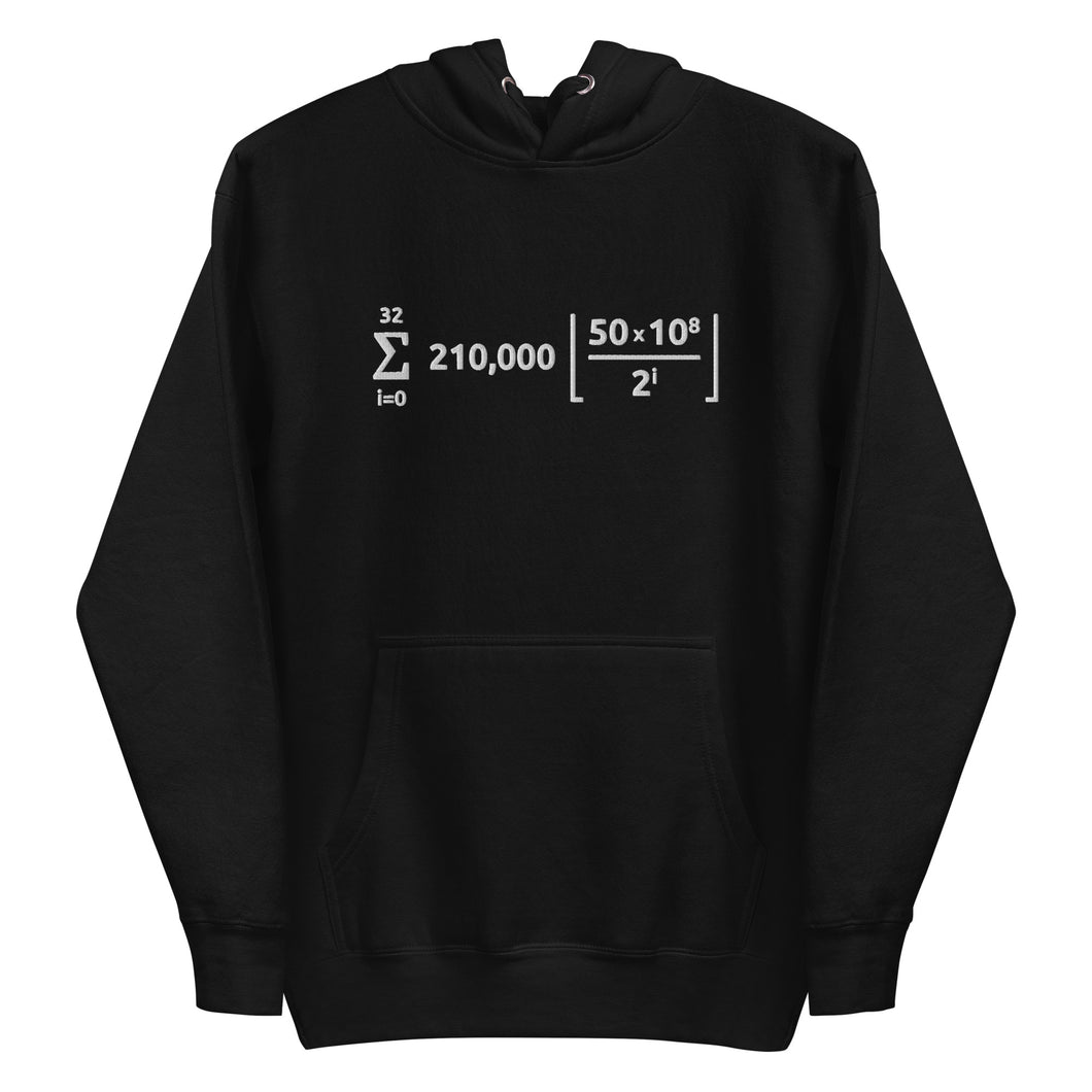 Bitcoin Formula Hoodie with embroidery logo