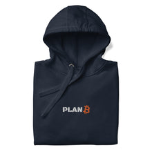 Load image into Gallery viewer, PlanB Bitcoin Hoodie Navy Blue
