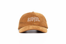 Load image into Gallery viewer, A Camel corduroy 21mil cap with embroidered logo.
