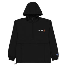 Load image into Gallery viewer, PlanB Champion jacket black with embroidered PlanB logo

