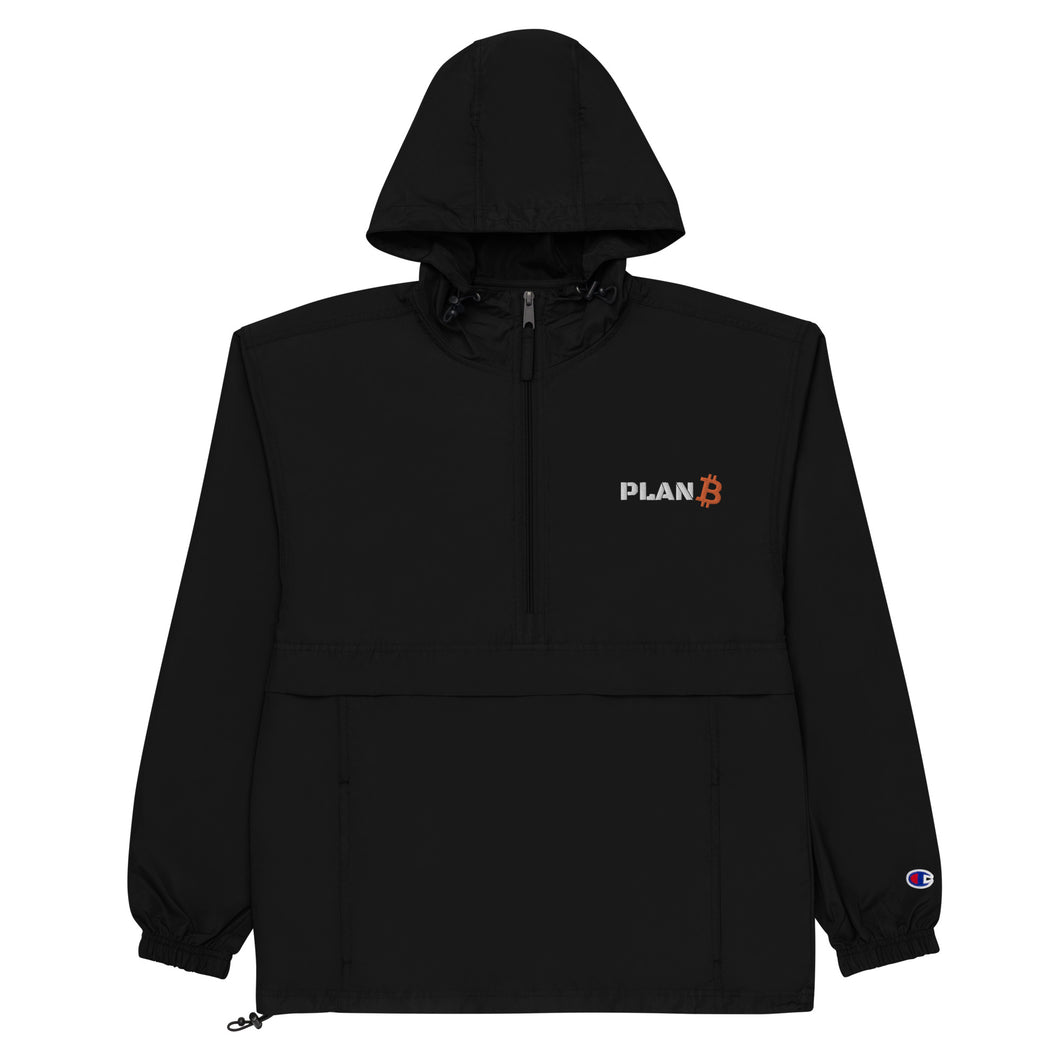 PlanB Champion jacket black with embroidered PlanB logo