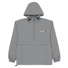 Load image into Gallery viewer, PlanB Champion jacket grey with embroidered PlanB logo
