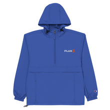 Load image into Gallery viewer, PlanB Champion jacket blue with embroidered PlanB logo
