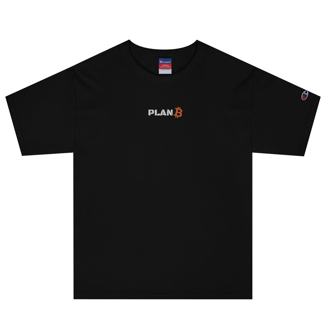 PlanB Champion t-shirt black with embroiderd PlanB logo